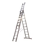Escada Tripla Linha Profissional L Profi Em Alumínio-08