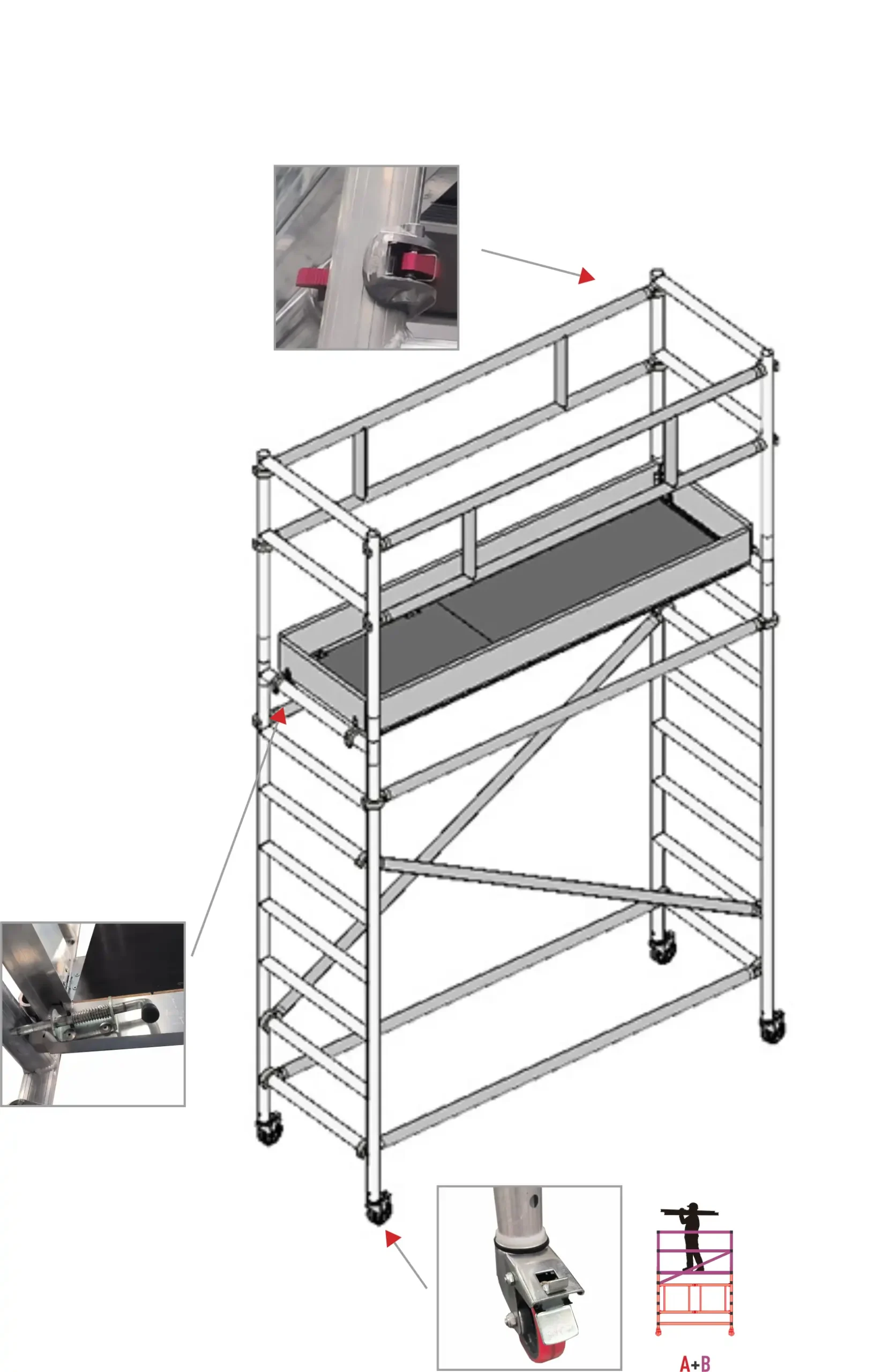 TORRE ALUMAX PACK 2