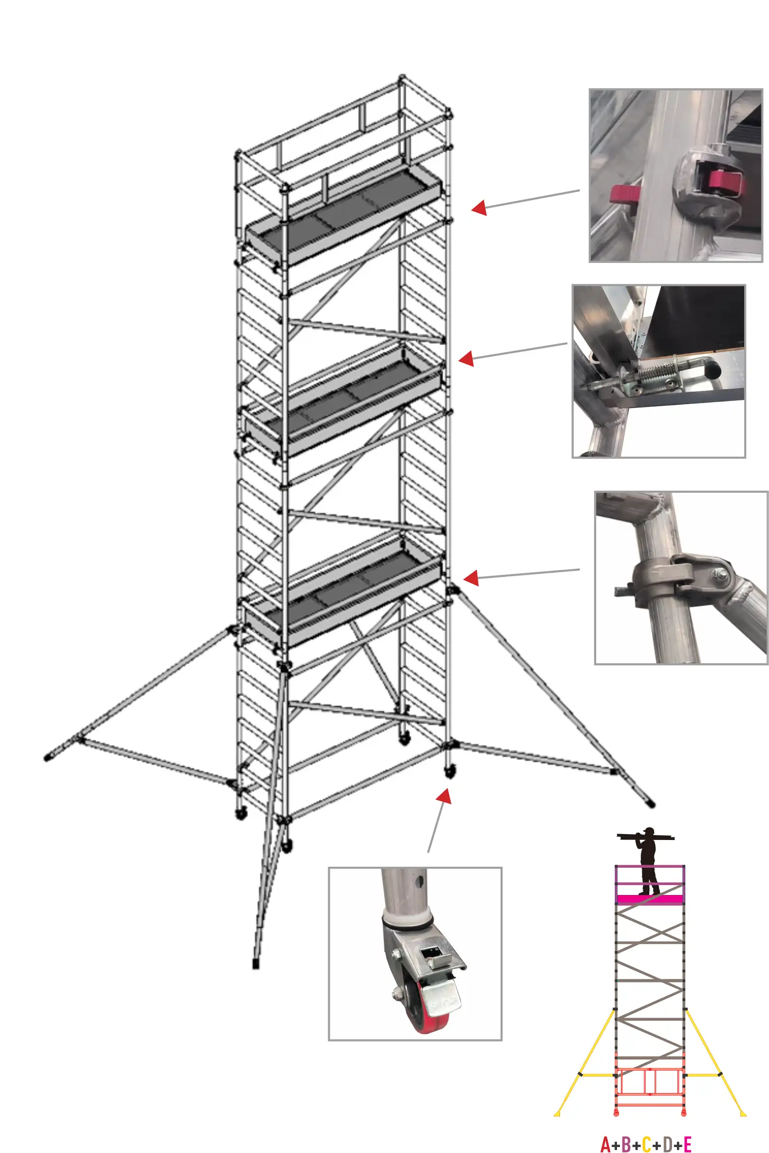 TORRE ALUMAX PACK 5